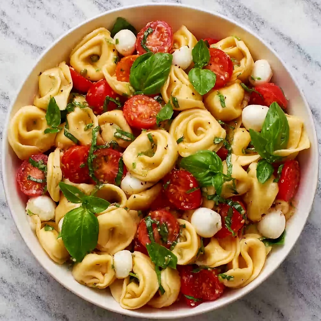 Tortellini Caprese Salad Recipe - Recipe Image