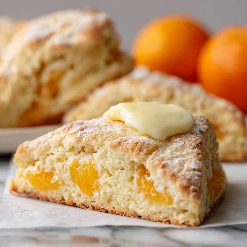 Fresh Orange Scones with Citrus Glaze Recipe - Recipe Image