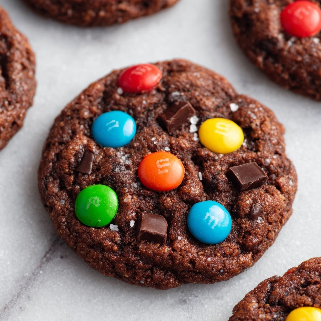 Chocolate Chocolate Chip M&M Cookies Recipe - Recipe Image