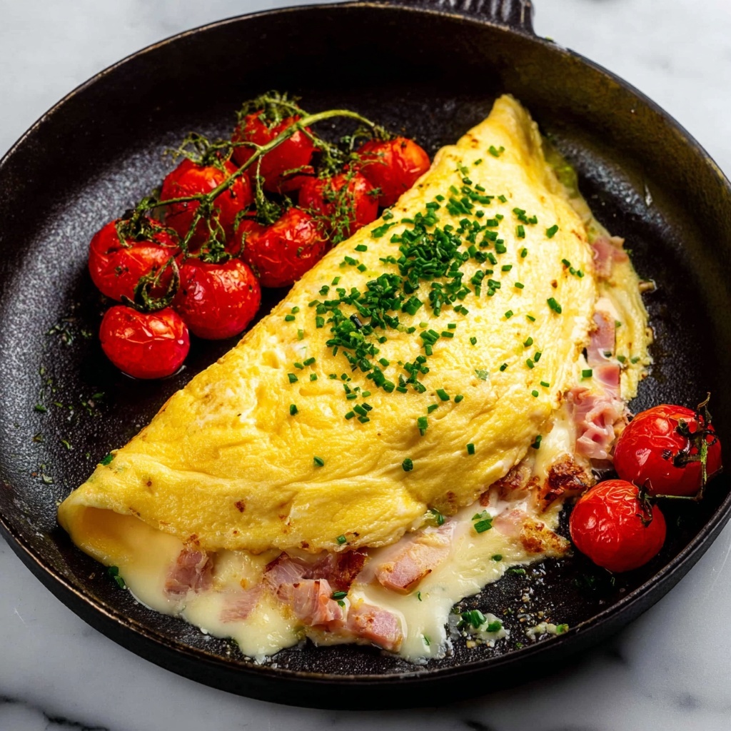 Ham and Cheese Omelette Recipe - Recipe Image