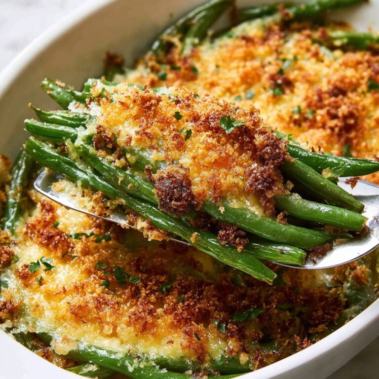 Parmesan Roasted Green Beans Recipe