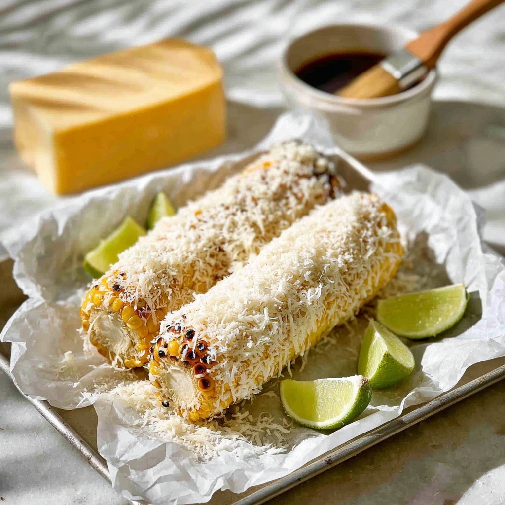Grilled Mexican Corn with Chipotle Adobo Sauce Recipe - Recipe Image