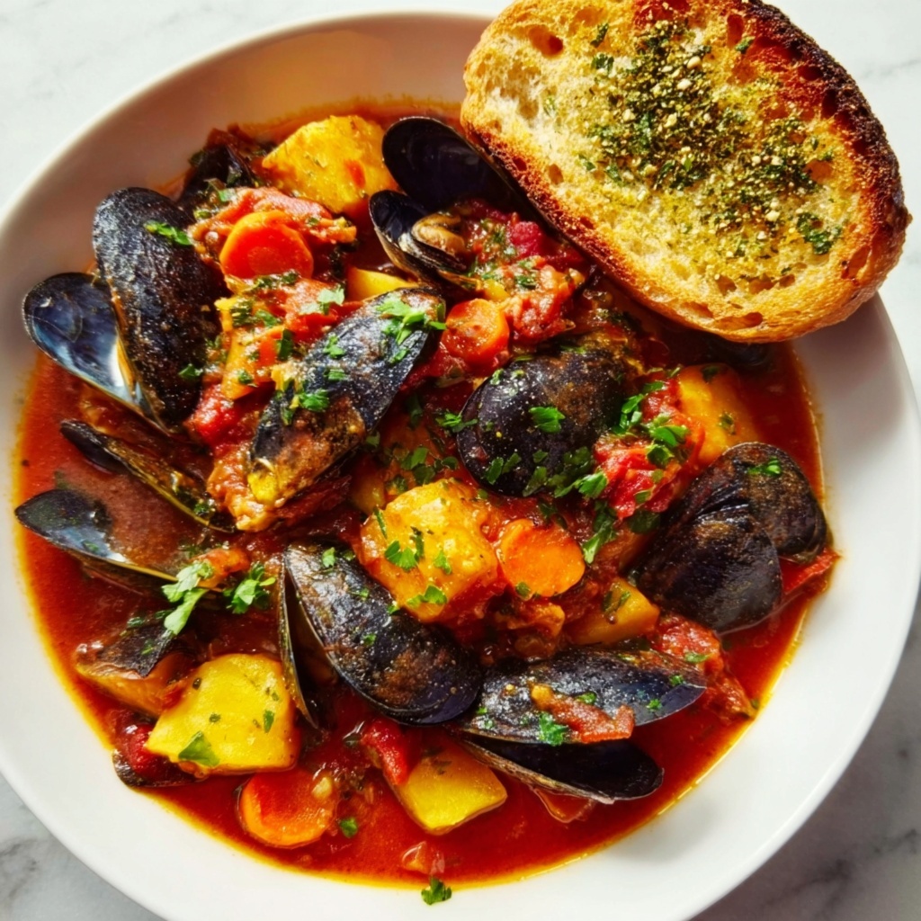 Brodetto (Fish Stew) Ancona-Style Recipe - Recipe Image