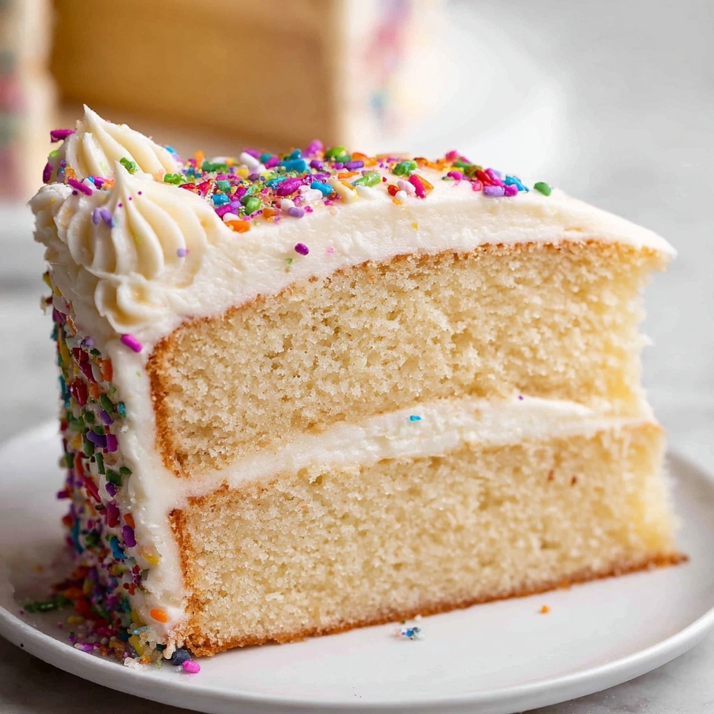 My Best Vanilla Cake - Moist and Delicious for Up to 4 Days Recipe - Recipe Image