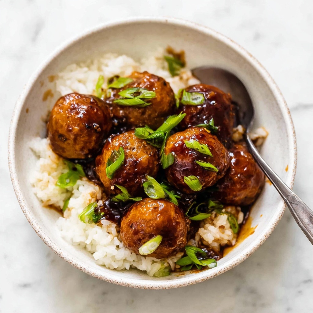 Teriyaki Chicken Meatballs Recipe - Recipe Image