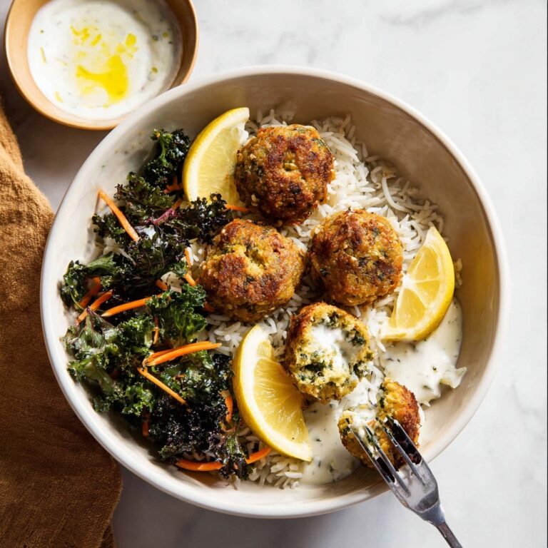 Baked Broccoli Cheese Balls with Lemon Yoghurt Sauce Recipe