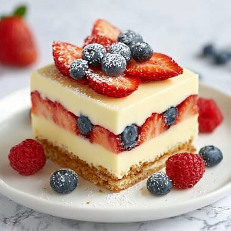 Summer Berry Bliss Icebox Delight Recipe