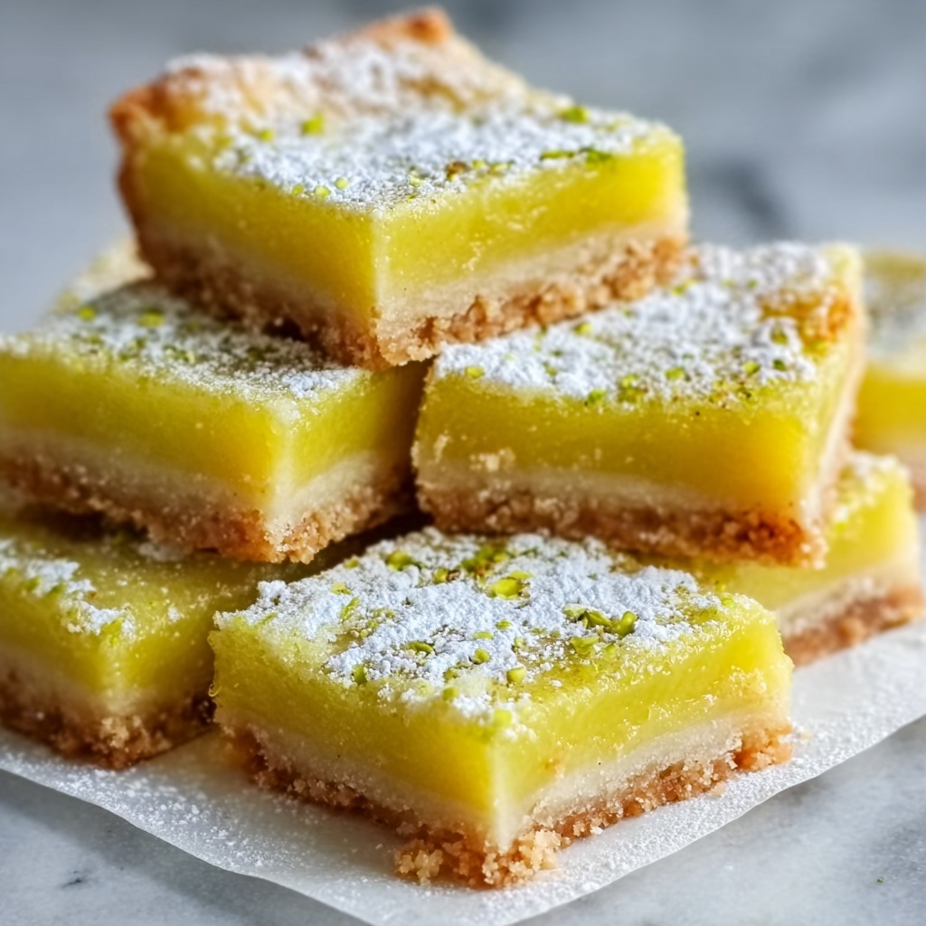 Pistachio Pudding Sugar Cookie Bars Recipe - Recipe Image