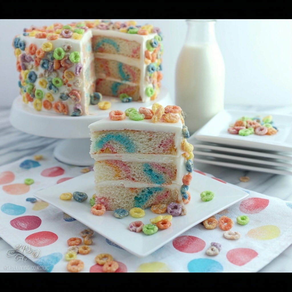 Fruit Loop Cake Recipe - Recipe Image