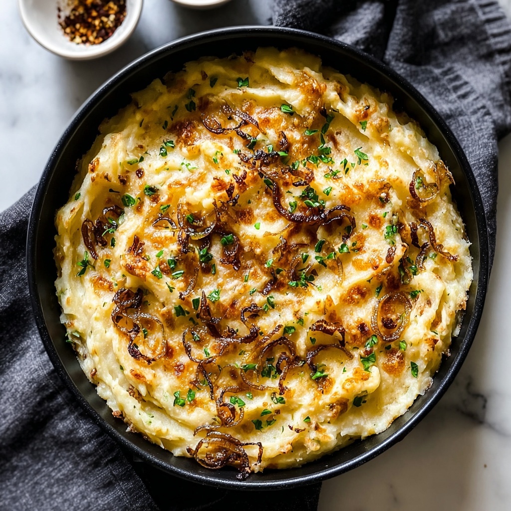 Savory French Onion Skillet Lasagna Recipe - Recipe Image