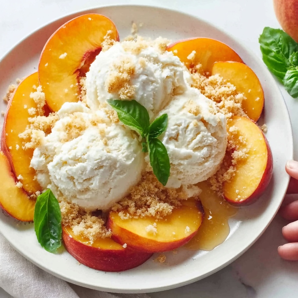 Peach and Burrata Caprese Salad Delight Recipe - Recipe Image