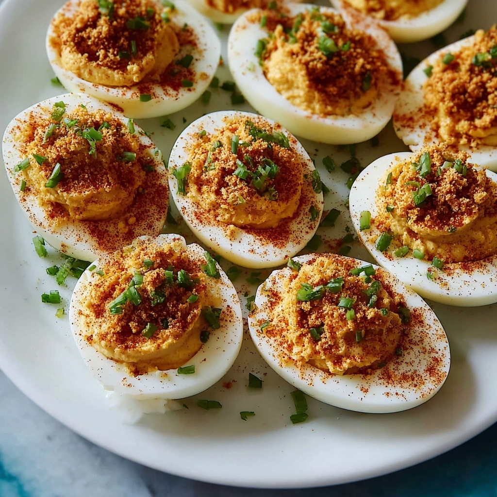 Nashville Hot Deviled Eggs Recipe - Recipe Image