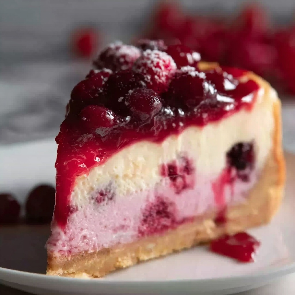 Cranberry Custard Pie Recipe - Recipe Image