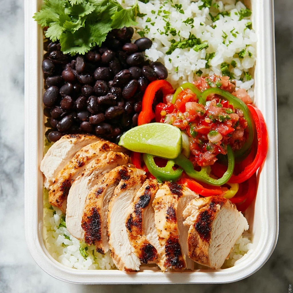 Chicken Fajita Bowl Meal Prep Recipe - Recipe Image