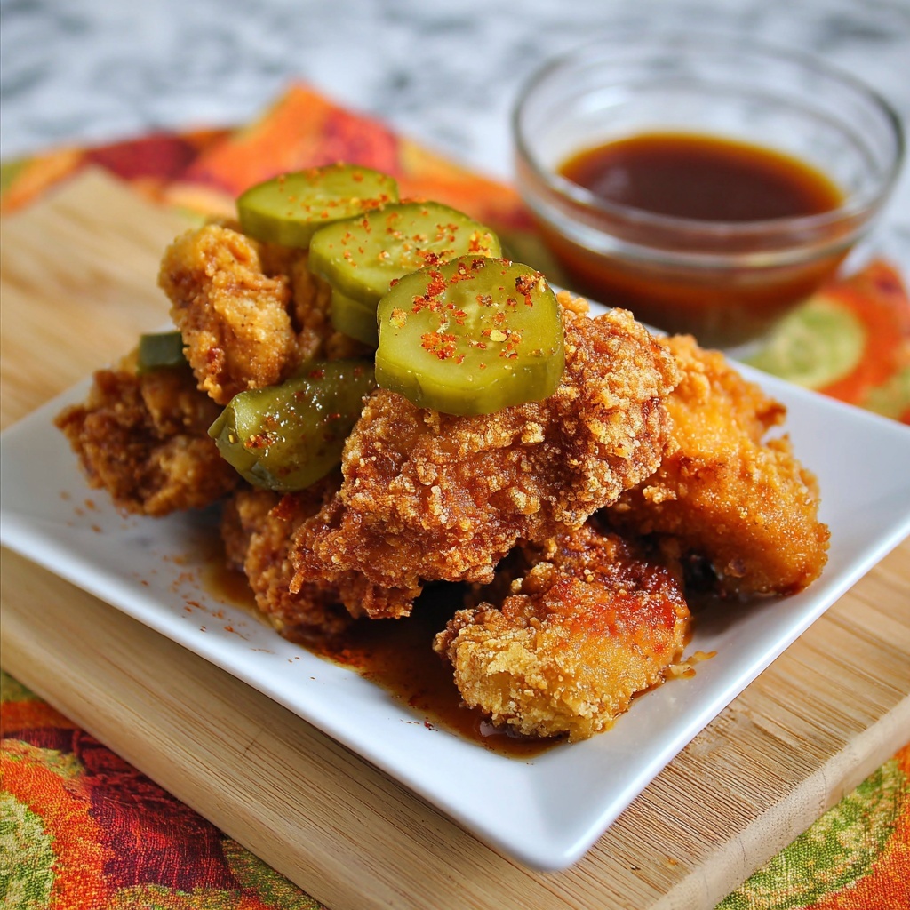 Nashville Chicken Tenders with Spicy Hot Sauce Recipe - Recipe Image
