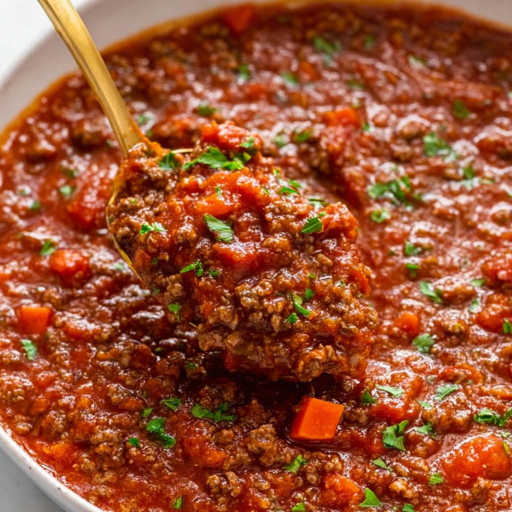 The Best Meat Sauce Recipe - Recipe Image