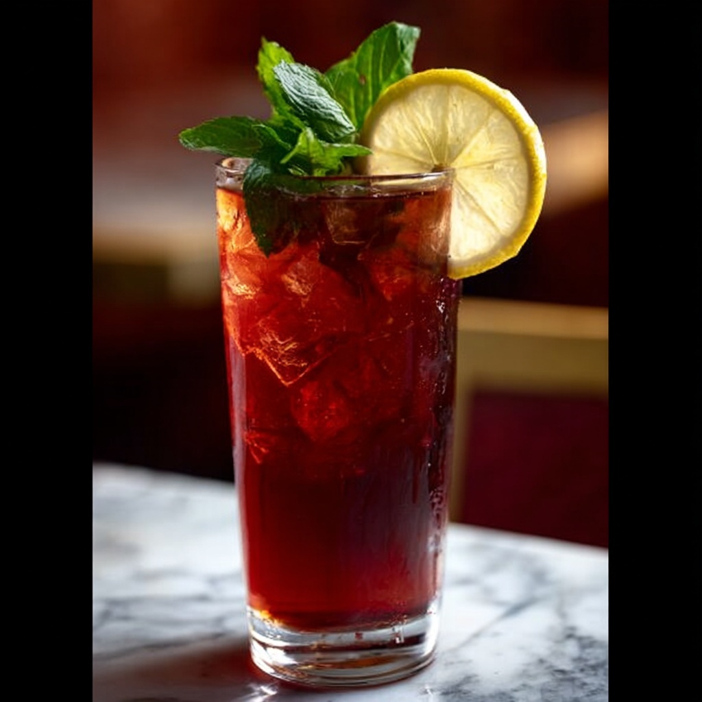 Cherry-Berry Iced Tea Recipe - Recipe Image