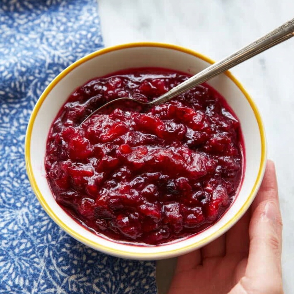 Bourbon Vanilla Cranberry Sauce Recipe - Recipe Image