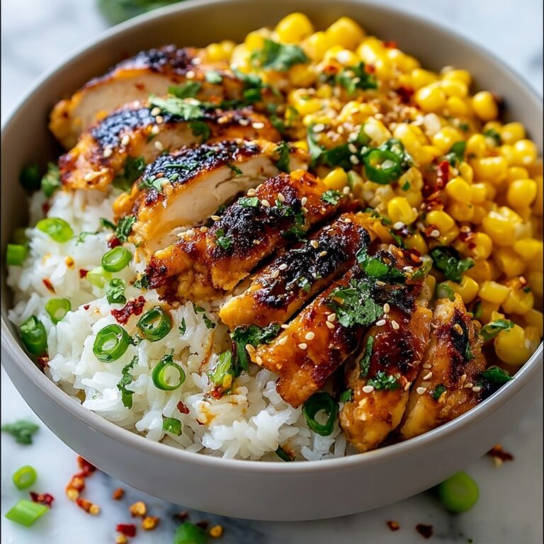Easy Street Corn Chicken Rice Bowl Recipe