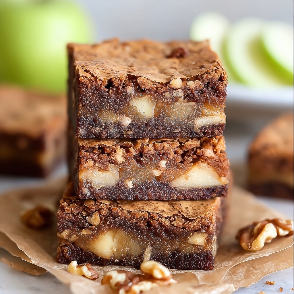 Apple Brownies Recipe: Chewy, Sweet & Easy Dessert Recipe - Recipe Image
