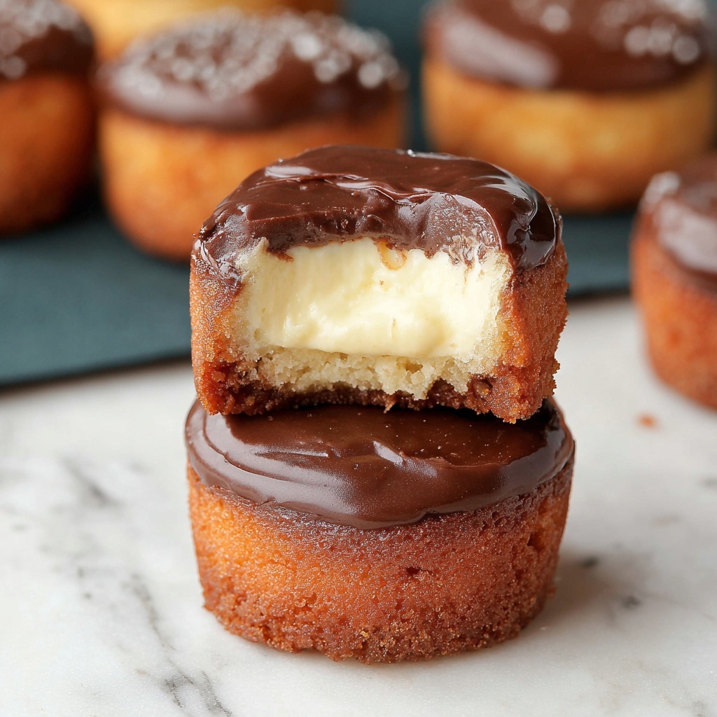 Easy Boston Cream Donuts Recipe - Recipe Image