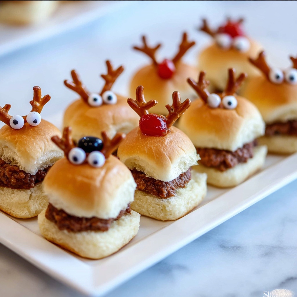Reindeer Sloppy Joe Sliders Recipe - Recipe Image