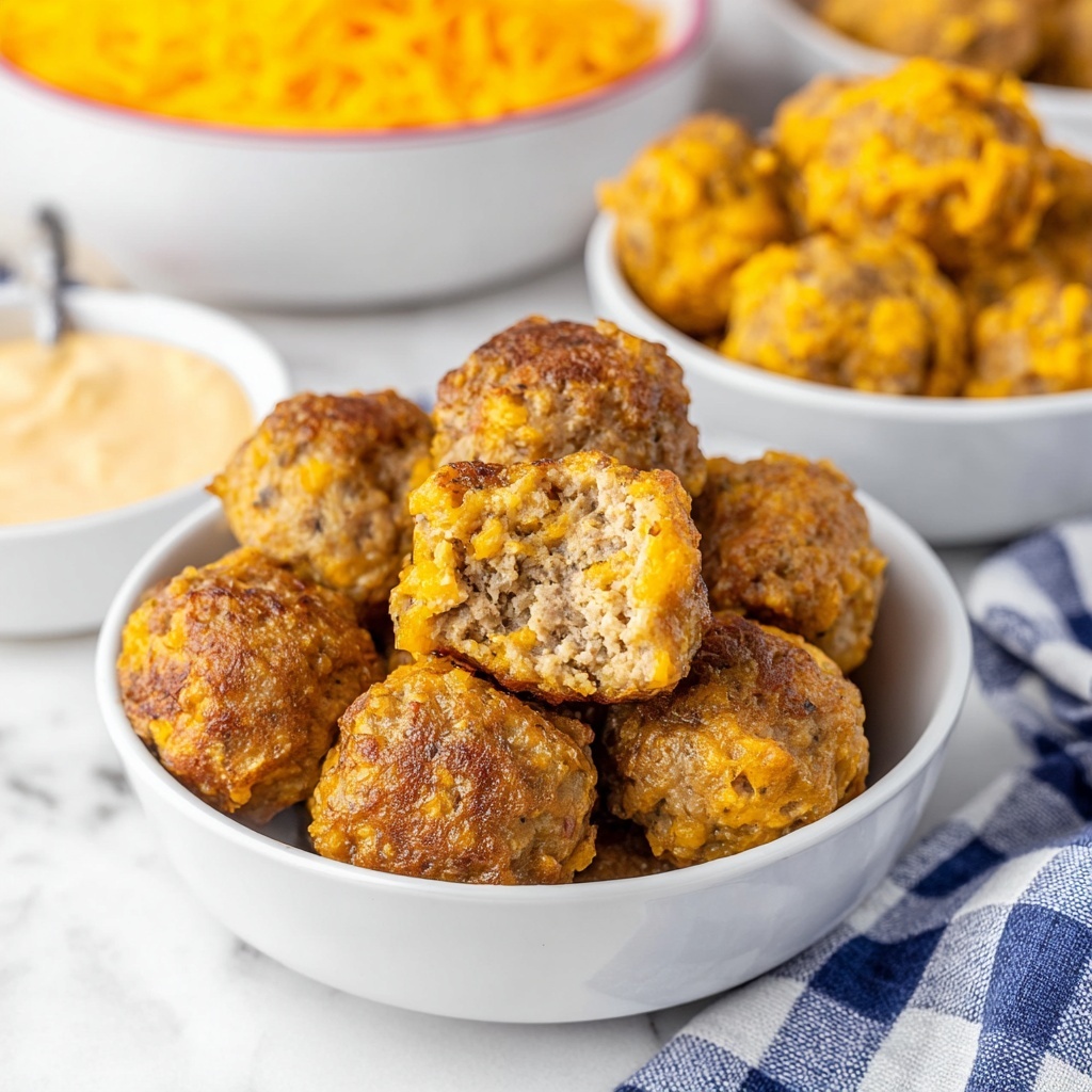 Cheddar Bay Sausage Balls Recipe - Recipe Image