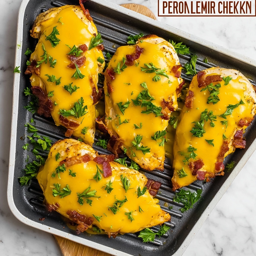 Lemon Pepper Chicken with Crispy Bacon and Cheddar Recipe - Recipe Image