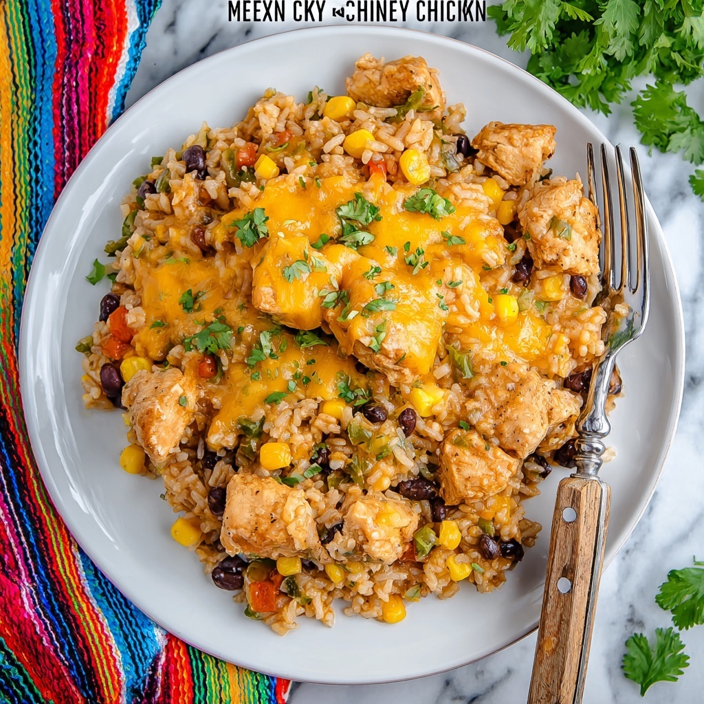 Cheesy Mexican Chicken and Rice Recipe - Recipe Image