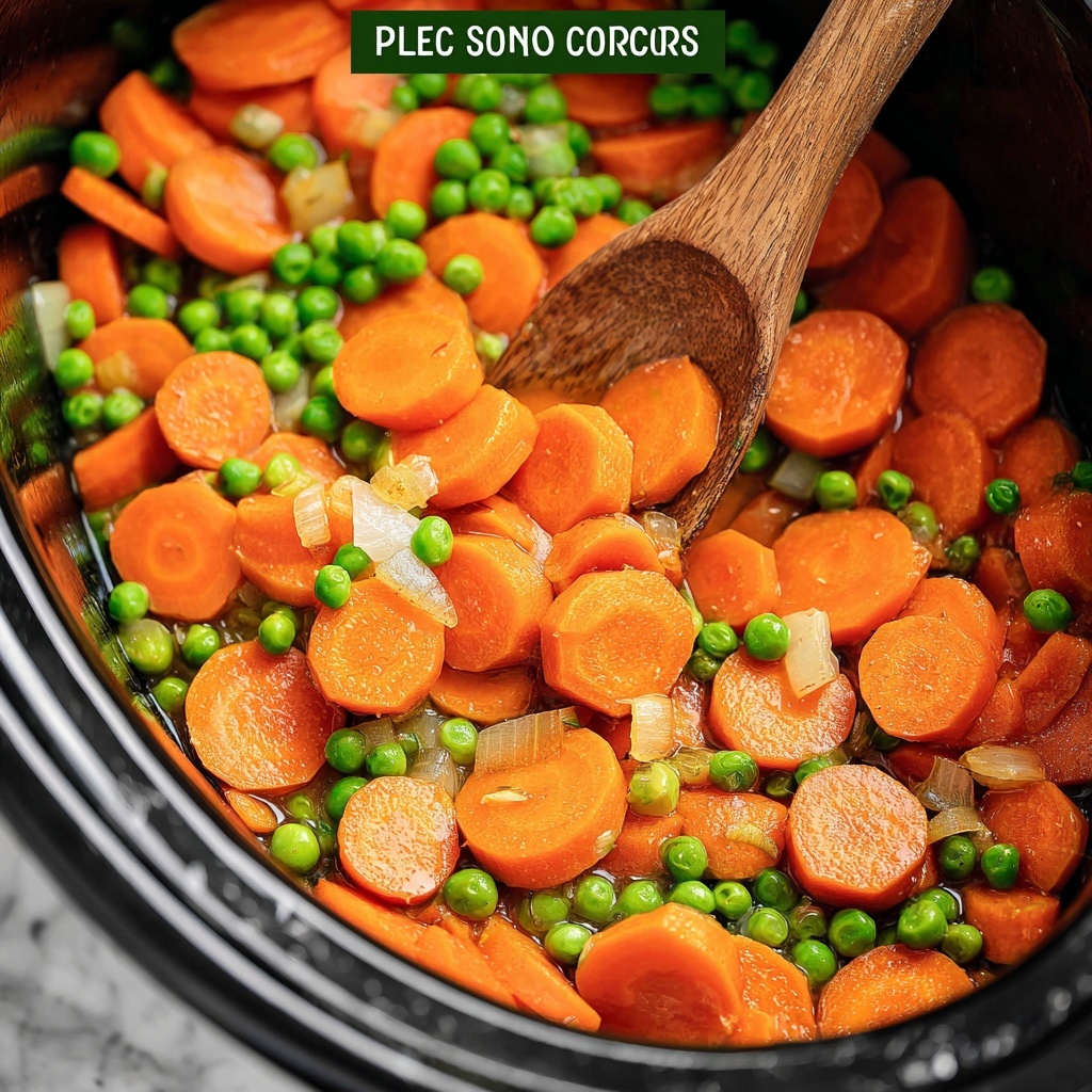 Slow Cooker Peas and Carrots Recipe - Recipe Image