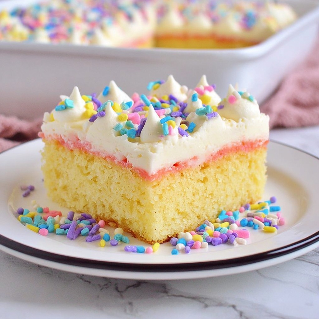 Homemade Yellow Cake Recipe - Recipe Image