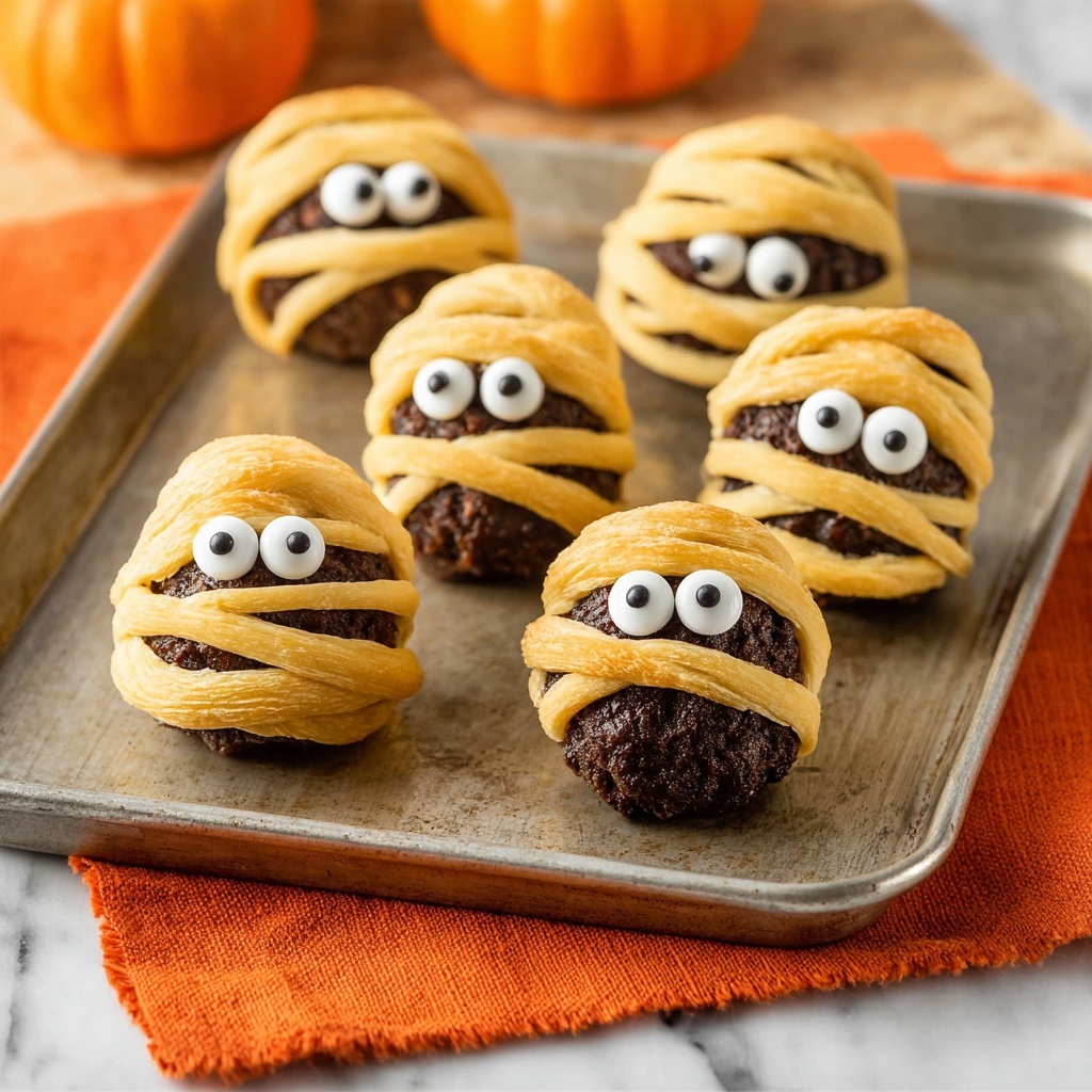 Meatball Mummies Recipe - Recipe Image