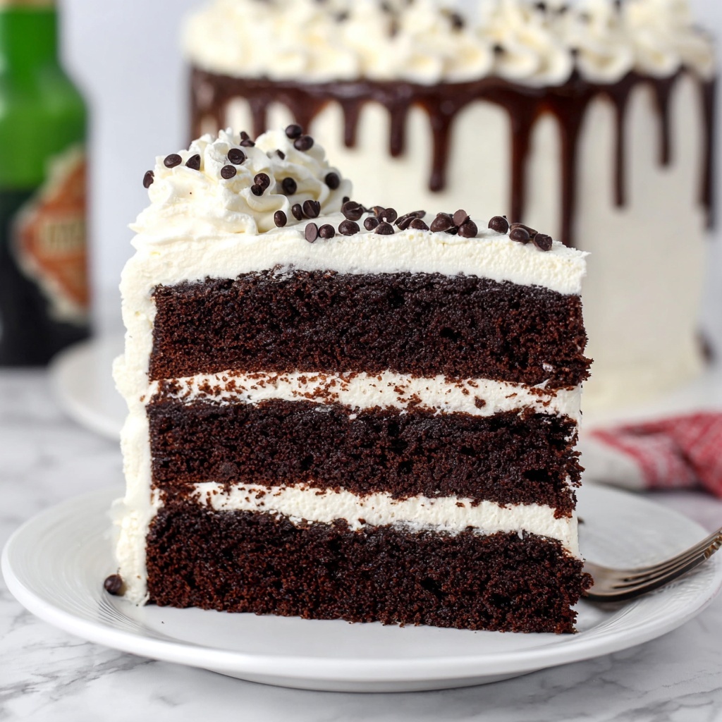 Baileys Irish Cream Layer Cake Recipe - Recipe Image