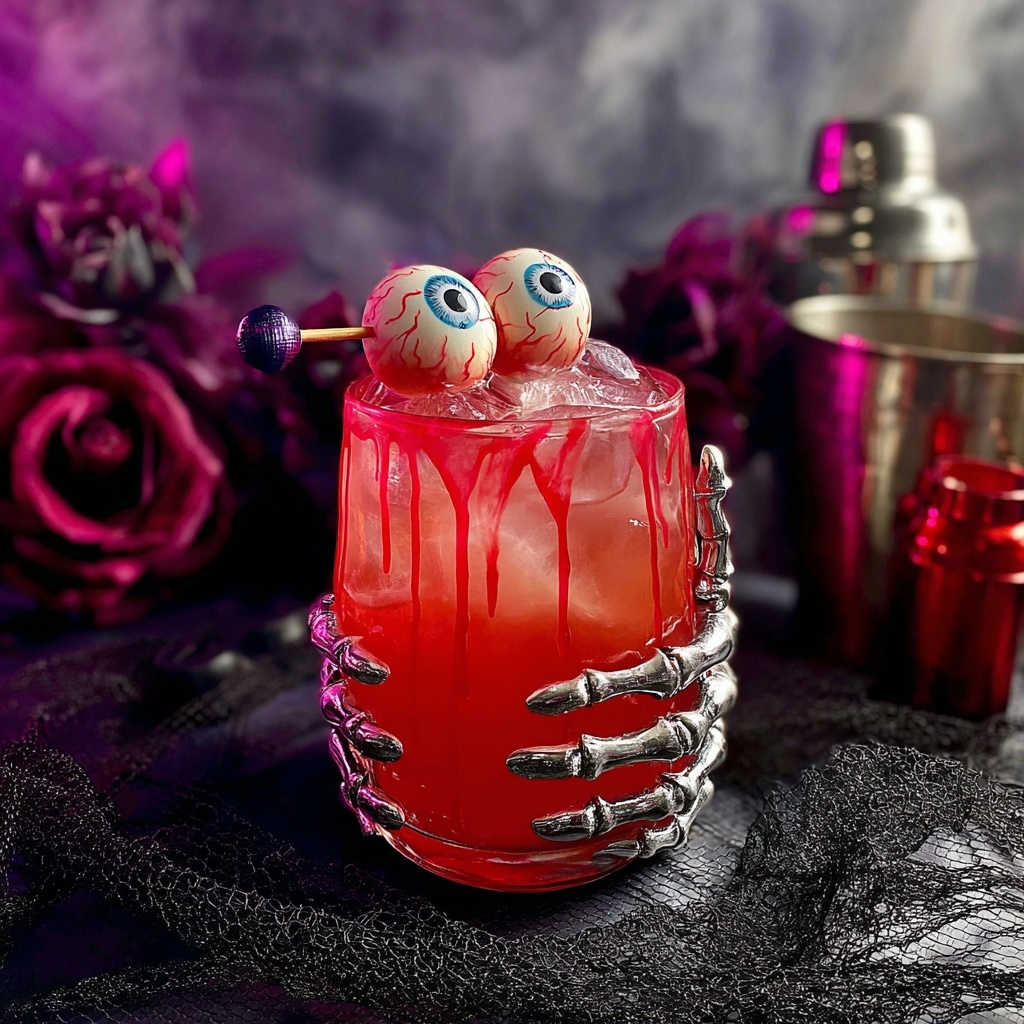 Bloody Eyeball Cocktail Recipe - Recipe Image