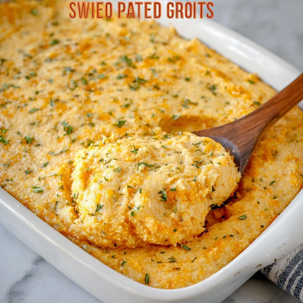 Baked Sweet Potato Grits with Gouda Recipe - Recipe Image