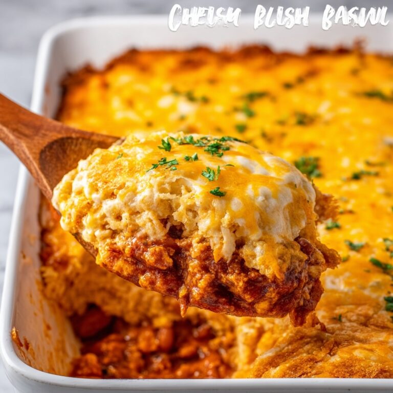 Cheesy Hash Brown Chili Bake Recipe