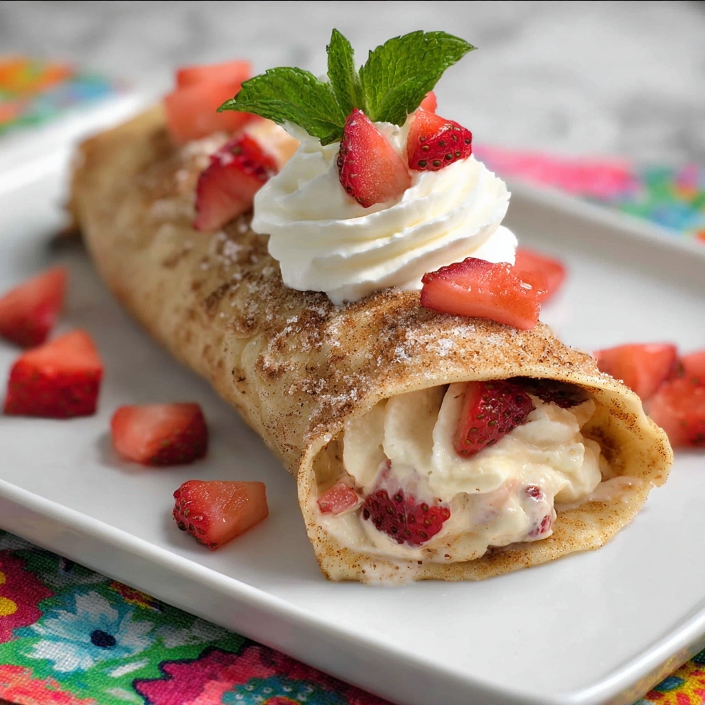 Strawberry Cream Cheese Chimichangas Recipe - Recipe Image