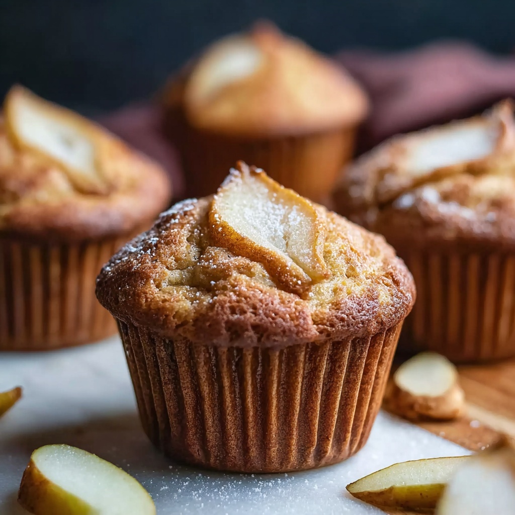 Spiced Pear Muffins Recipe - Recipe Image