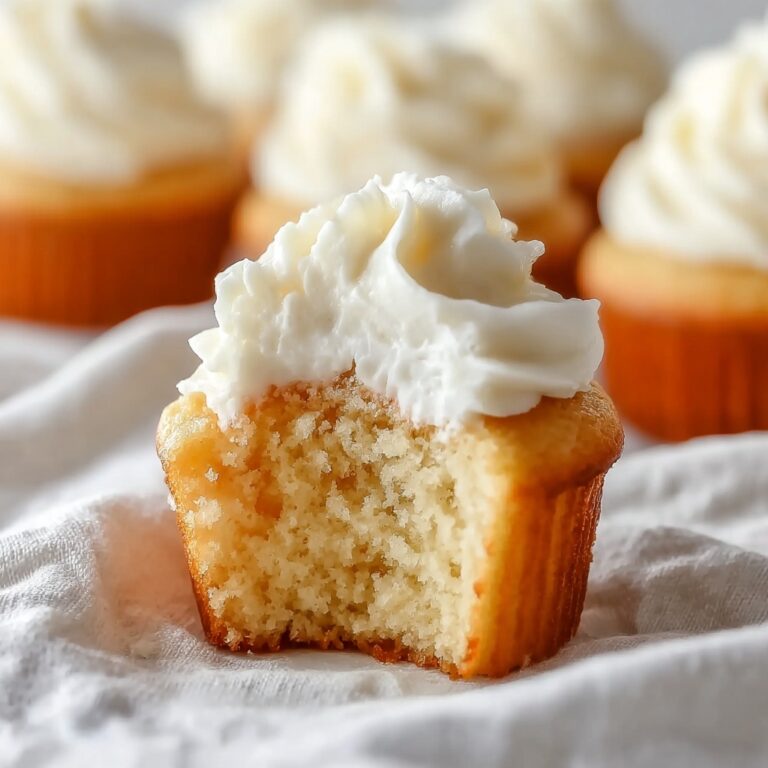 Vanilla Cupcakes with Buttercream Frosting Recipe