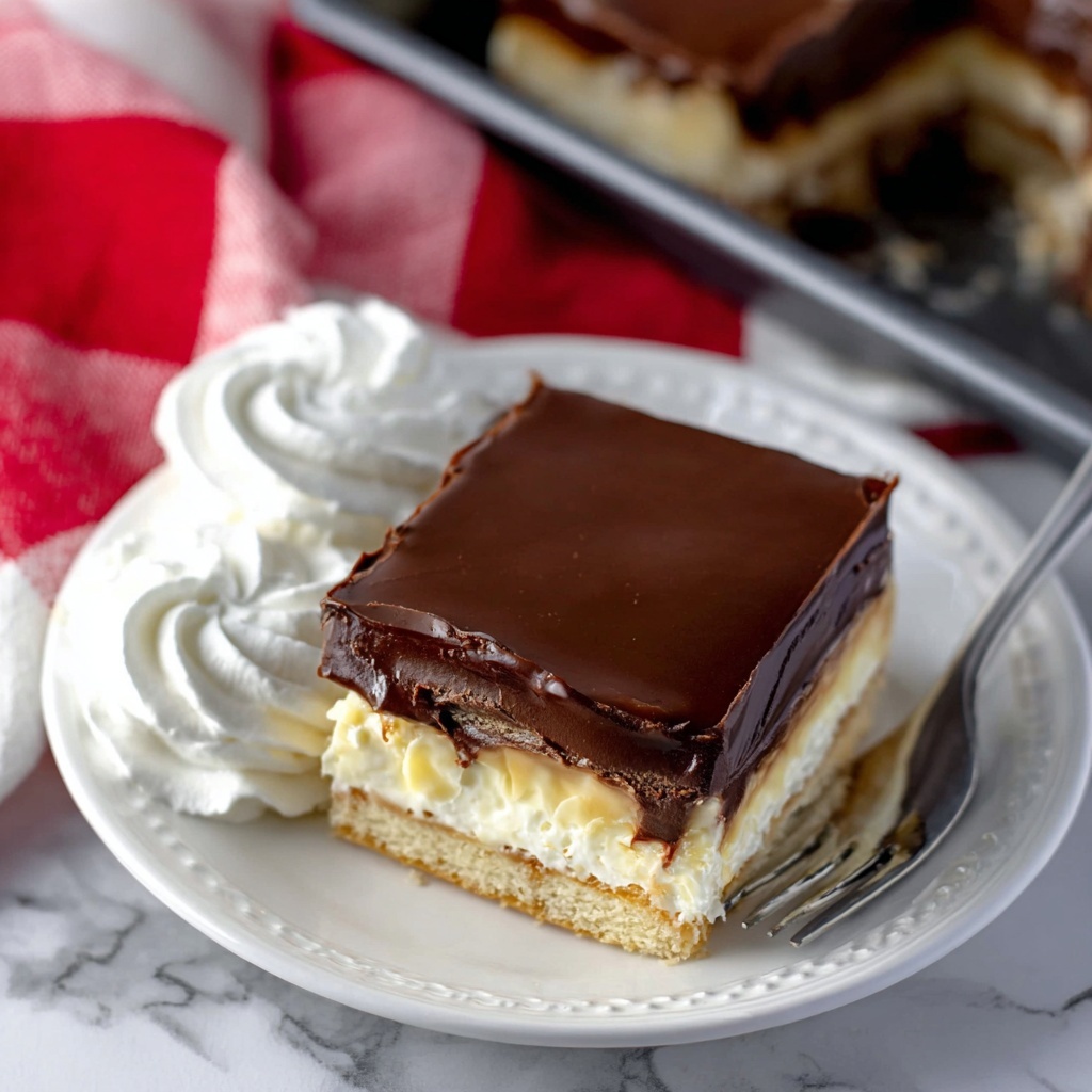 No Bake Eclair Cake Recipe - Recipe Image