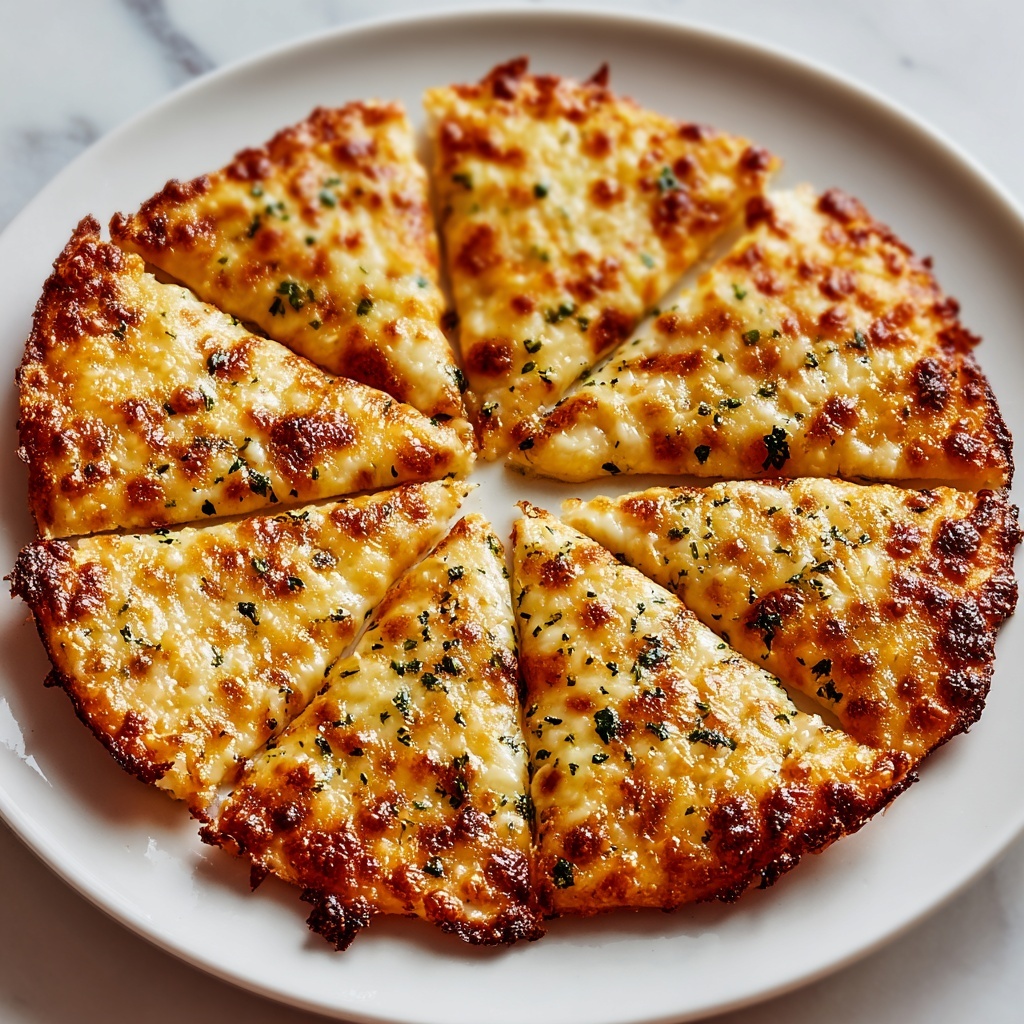 Cheesy Tortilla Garlic Bread Ready In Your Air Fryer Recipe - Recipe Image