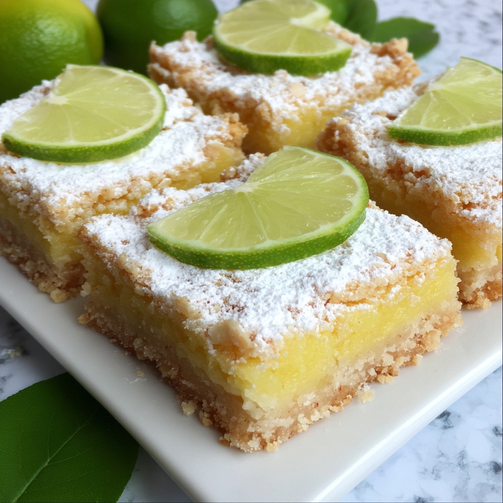 Key Lime Bars Recipe - Recipe Image