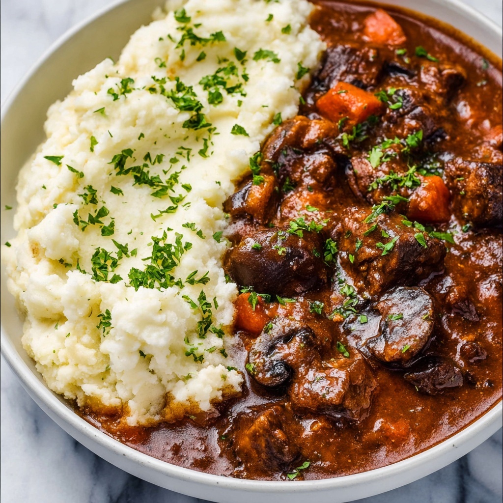 Beef and Mushroom Stew Recipe - Recipe Image