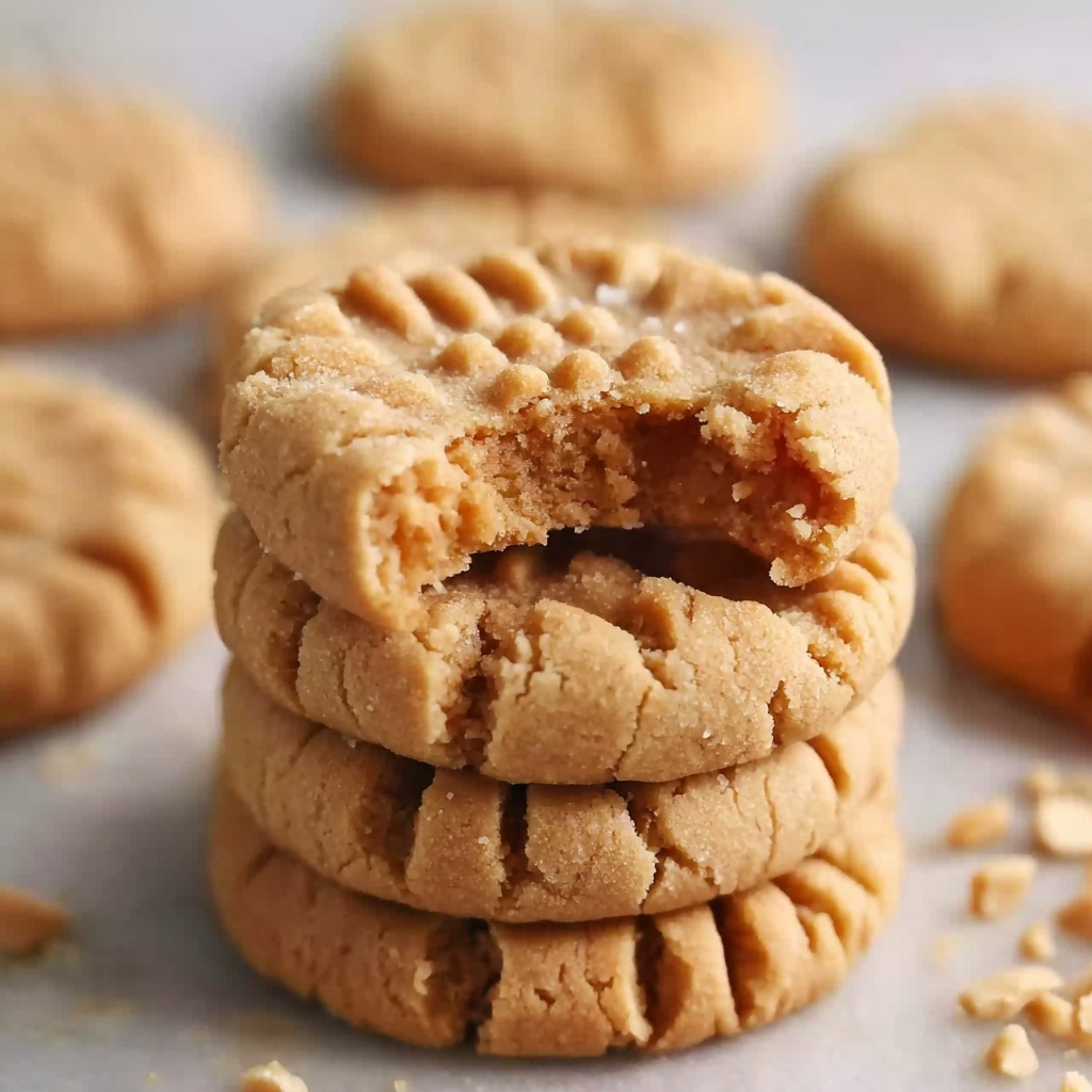 The BEST Soft and Chewy Peanut Butter Cookies Recipe - Recipe Image
