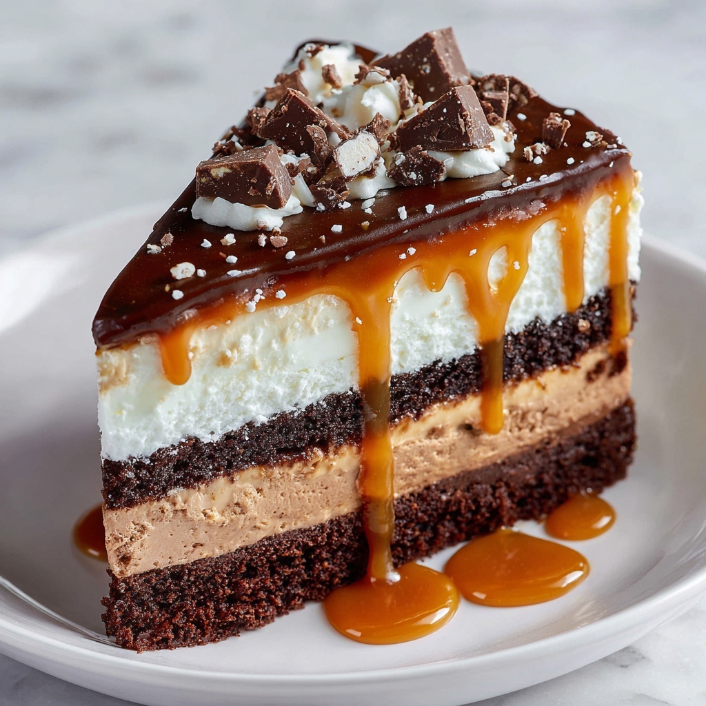 Caramel Brownie Cheesecake Recipe - Recipe Image