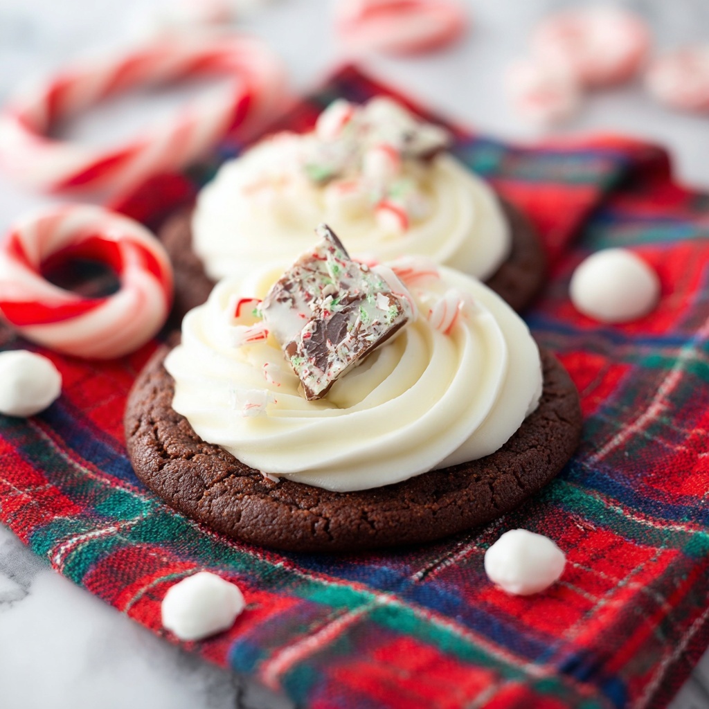Peppermint Bark Cookies Recipe - Recipe Image