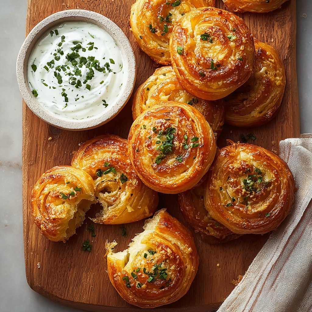 Irresistibly Cheesy Garlic Cruffins for Homemade Bliss Recipe - Recipe Image
