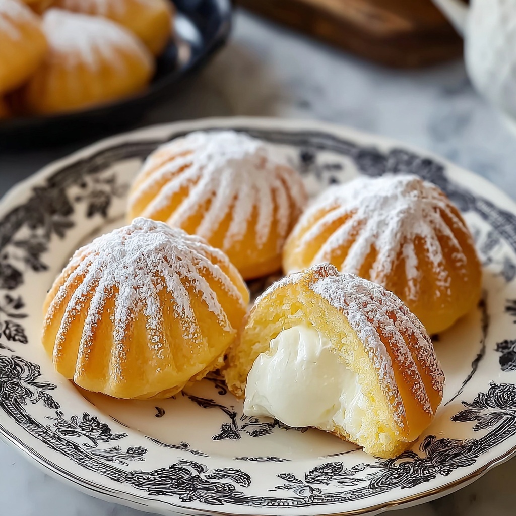 Indulgent Bomboloni alla Crema: Cream-Filled Italian Doughnuts Recipe - Recipe Image