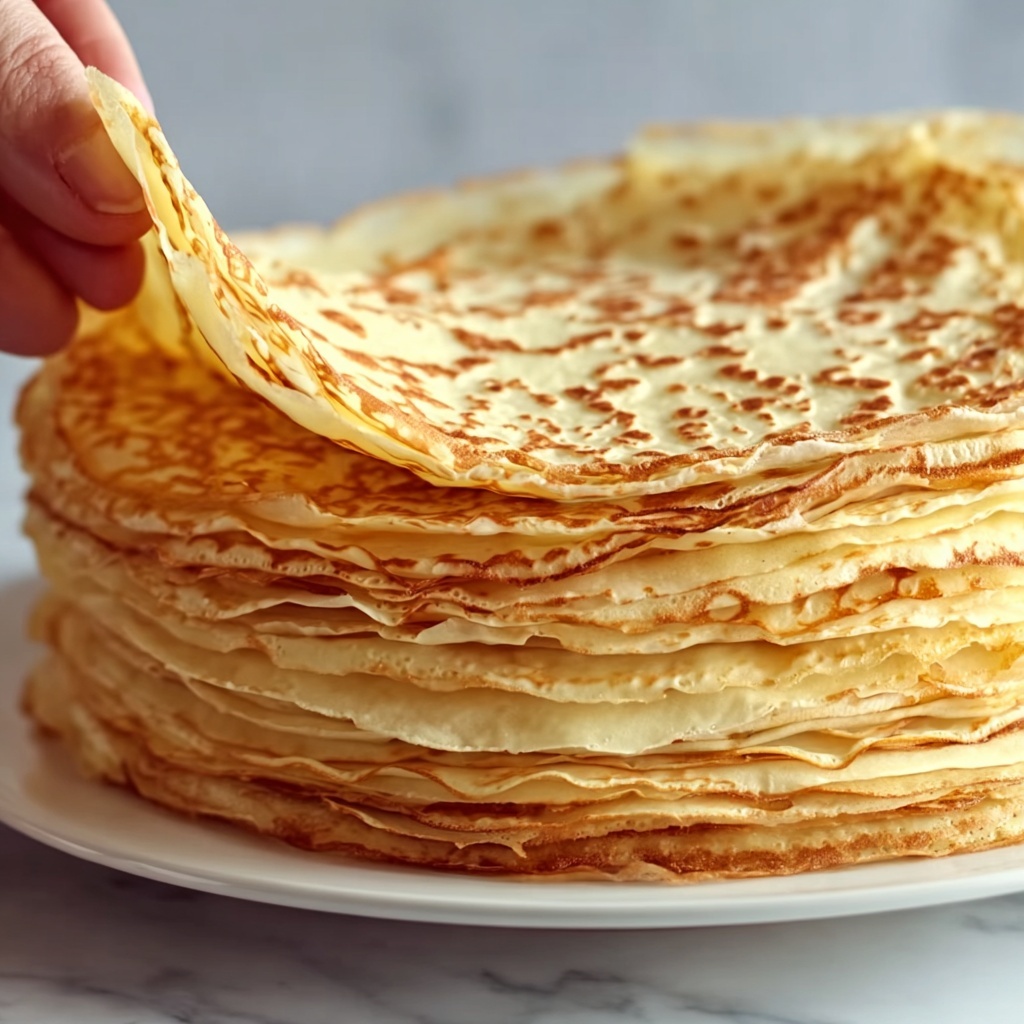 Fluffy French Crepes Made Easy Recipe - Recipe Image
