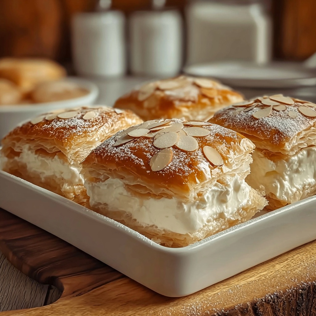 Irresistibly Creamy Ricotta Almond Pillows for a Delicious Treat Recipe - Recipe Image
